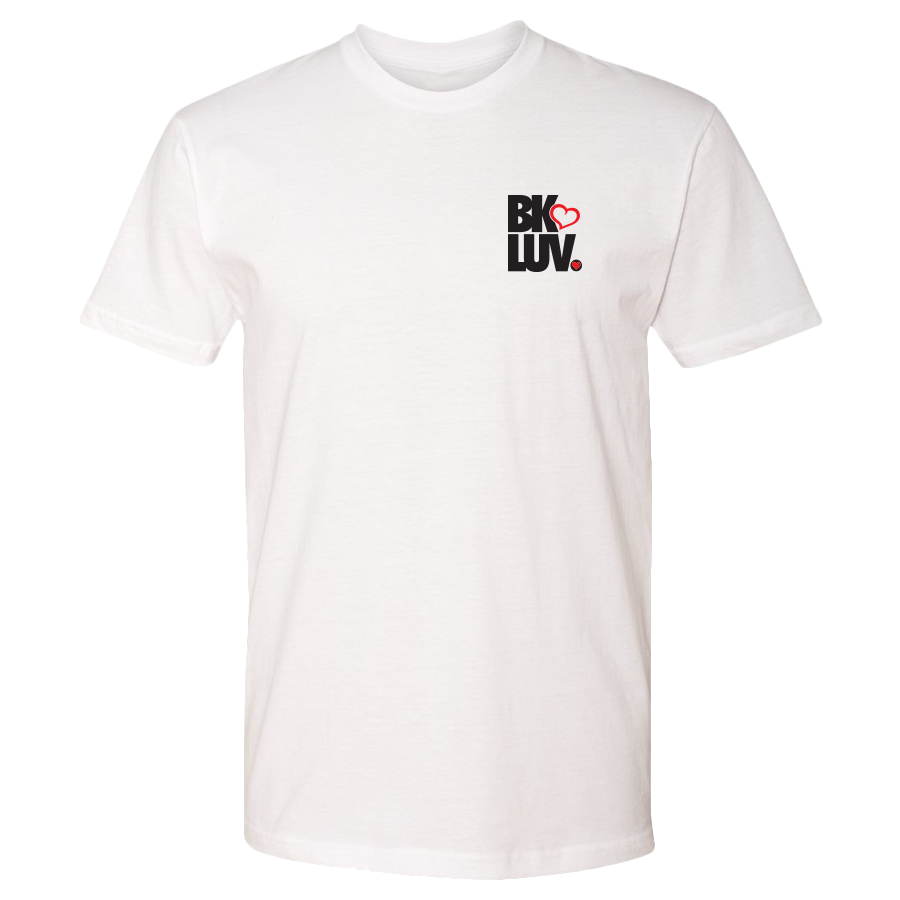 BK LUV STACKED PKT TEE (WHITE / BLACK / RED)