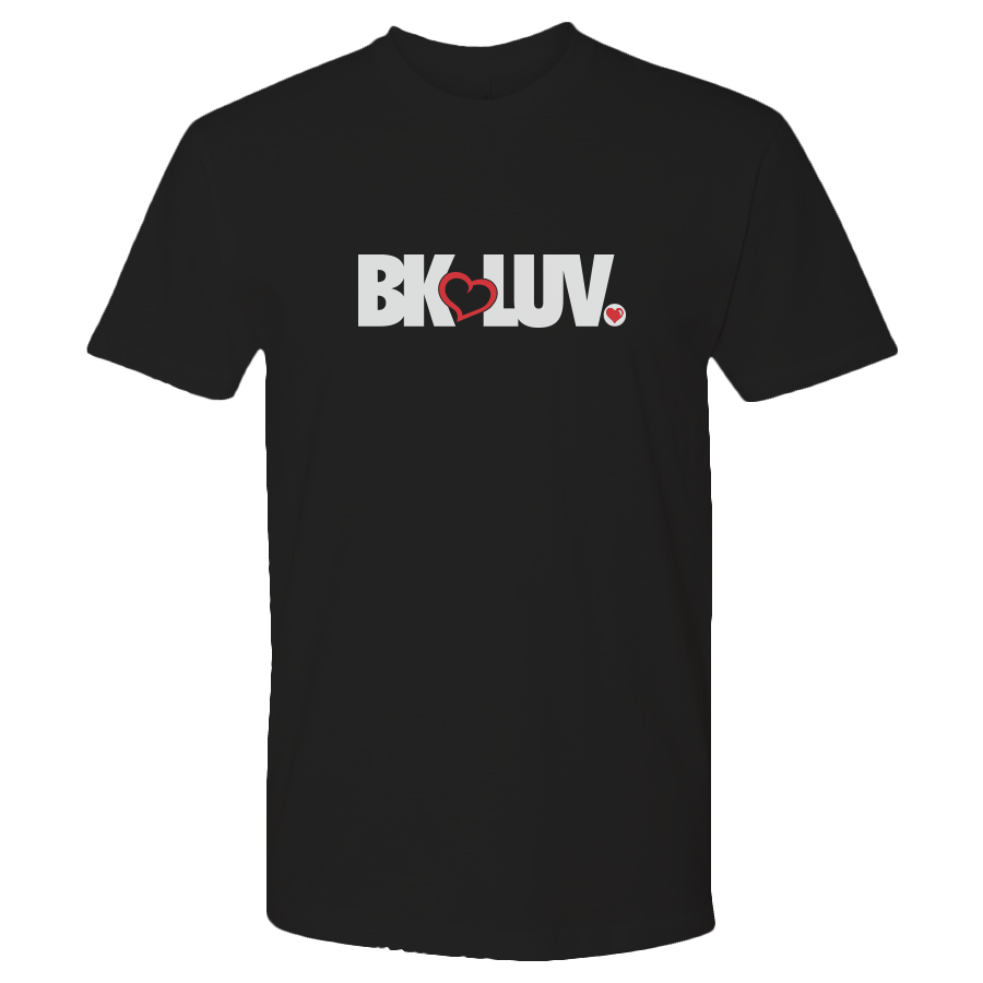 BK LUV FLAT TEE (BLACK / WHITE / RED)