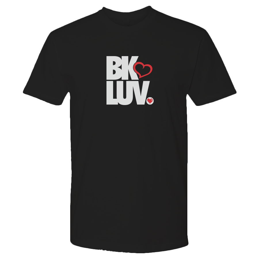 BK LUV STACKED TEE (BLACK/ WHITE / RED)