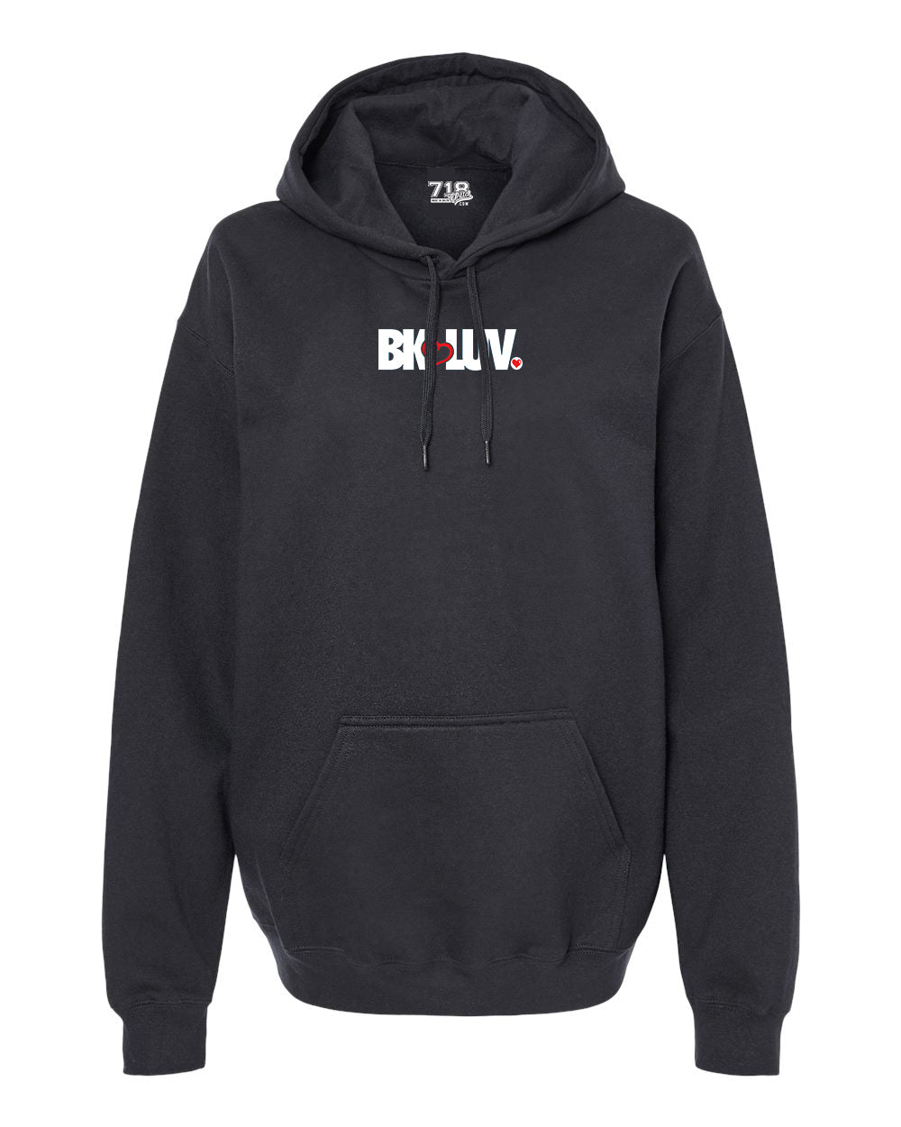 BKLUV "ALL YOU NEED IS LOVE" HOODY  BLACK