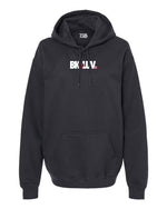 Load image into Gallery viewer, BKLUV &quot;ALL YOU NEED IS LOVE&quot; HOODY  BLACK
